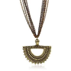  Vanessa Mooney Mayan Half Moon Necklace: Jewelry