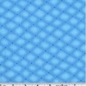  45 Wide Special Occasions Baby Dotted Lines Blue Fabric 