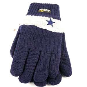  Dallas Cowboys Thinsulate Lined Acrylic Gloves (2 Tone 