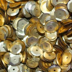  8mm CUP SEQUINS Matte Gold Loose sequins for embroidery 