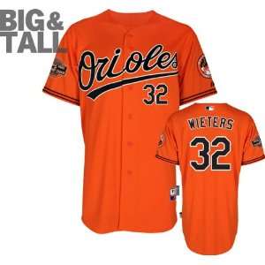  Matt Wieters Jersey: Big & Tall Majestic Alternate Orange 