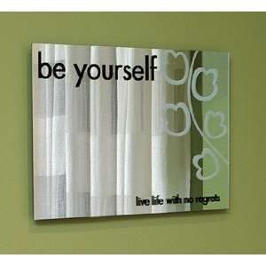  Instill Rectangular Mirror   be yourself