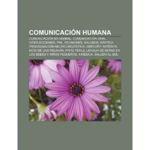 Comunicación humana Comunicación no verbal 