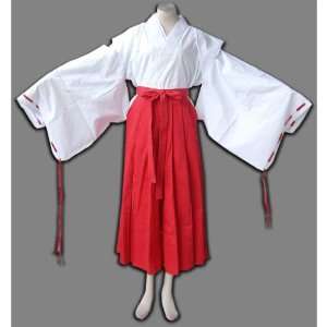  Inuyasha Kikyo Kimono Cosplay Costume Size L Toys & Games