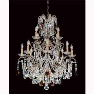  Savoy House Crystal Marrone Twelve Light Chandelier: Home 