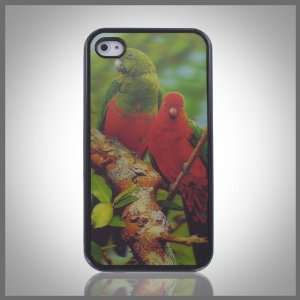   Parrots Birds Rio 3D hologram case cover for Apple iPhone 4 4G 4S
