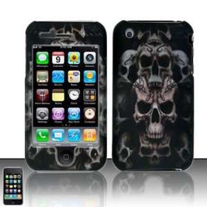  For iPhone 3G/3GS (AT&T) Ancient Skulls Design Cover Snap 