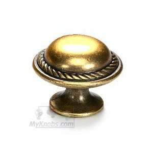   italian design 1 1/8 knob in french antique bronze