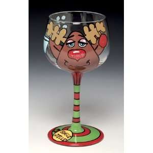  Sass itude by Alice Art Wine Glass   Bingle Jells Kitchen 