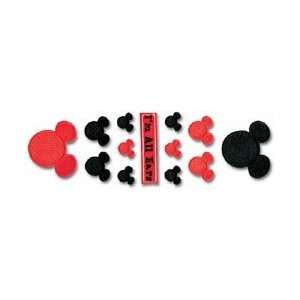 Sticko Disney Embroidered Sticker Mickey Ears DEM M003, 3 Items/Order