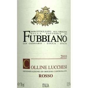    2010 Fubbiano Rosso Colline Lucchesi 750ml Grocery & Gourmet Food