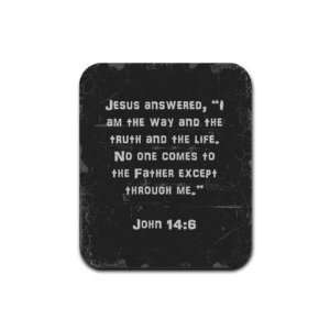  Jesus the Way the Truth John 14   Distressed Mousepad 