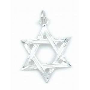  Silverflake  Jewish Star of David Charm_1 Jewelry