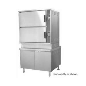   LP   2 Compartment Convection Steamer, 8 Pan, 36 in Cabinet, LP