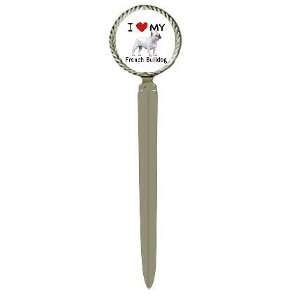  I Love My French Bulldog Letter Opener: Office Products