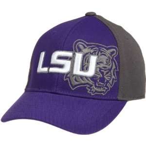NCAA Mens Louisiana State Fightin Tigers Audible Cap (Purple, One 