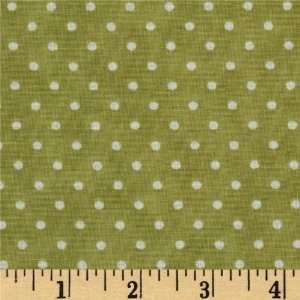   Fields Polka Dots Grass Fabric By The yard Arts, Crafts & Sewing