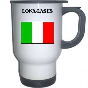  Italy (Italia)   LONA LASES White Stainless Steel Mug 