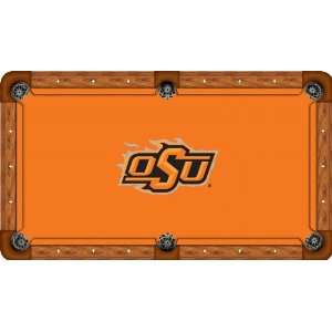 Oklahoma State Pool Table Felt   Professional 8ft   OSU Logo Orange
