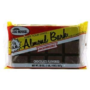Log House Candy Almond Bark Chocolate 20: Grocery & Gourmet Food