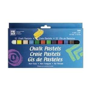  Loew Cornell Chalk Pastels 12/Pkg; 3 Items/Order Arts 