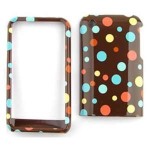  Apple iPhone 3G/3GS   Little Tiny Polka Dots on Brown 