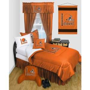  Cleveland Browns NFL Locker Room Collection Bed Complete 