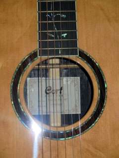 CORT EARTH 1200 SOLID WOOD ACOUSTIC GUITAR WITH MANY EXTRAS  