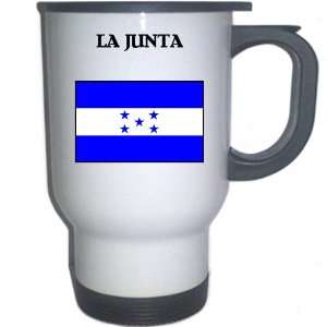  Honduras   LA JUNTA White Stainless Steel Mug 