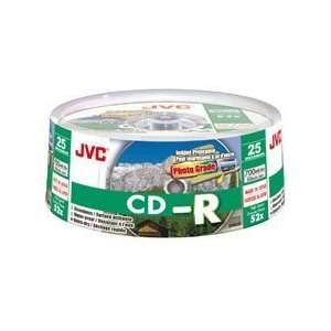  JVC Photo Grade 52X CD R White Inkjet Printable Media 