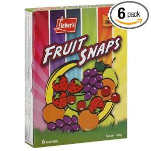 Liebers Fruit Snack, Mini, E400Passover, 1 Ounce (Pack of 6)  