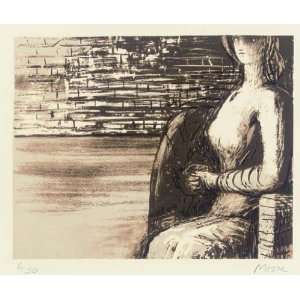   Moore   24 x 20 inches   Woman with clasped hands
