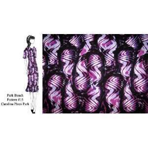  VF121 17 Alley Abstract   Rayon Challis Print Coordinate 