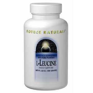  L Leucine 500 mg 60 capsules   Source Naturals Health 
