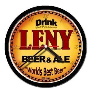  LENY beer and ale cerveza wall clock 