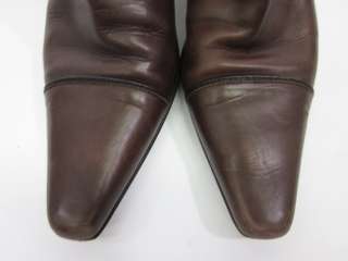 COLE HAAN CITY Brown Leather Short Heel Ankle Boots 8.5  