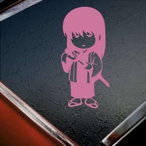  Gintama Pink Decal Anime Katsura Car Truck Window Pink 