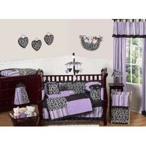  Kaylee 9 Pc Crib Bedding Set by JoJo Designs Purple Baby