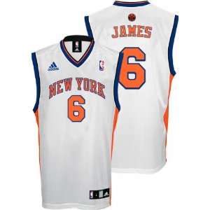  LeBron James Youth Jersey adidas White Replica #6 New York Knicks 