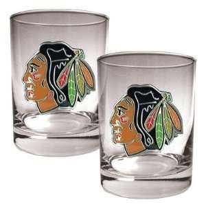   American Products GDRGDR0 NHL 2 Pieces Rocks Glass Set   Primary Logo
