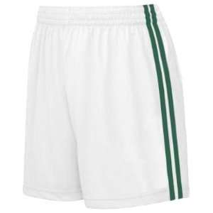  Adult Womens Lazio Soccer Shorts WHITE/FOREST WXL: Sports 