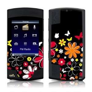 Lauries Garden Design Protective Skin Decal Sticker for Sony Walkman S 