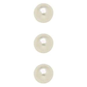   Ball Fashion Button, 3/8 Inch 3 Per Card, White Arts, Crafts & Sewing