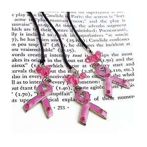  Pink Ribbon Charm Bookmarks (Receive 12 Per Order): Health 