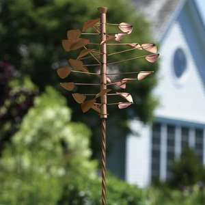  Twisted Stake (K/D) Copper Finish Disc Wind Spinner 60 