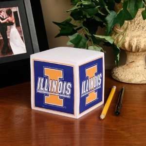    NCAA Illinois Fighting Illini NCAA Cube Notepad: Office Products