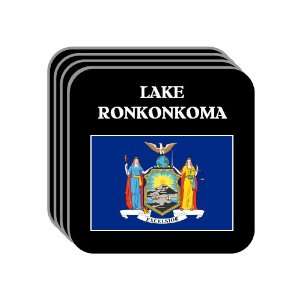 US State Flag   LAKE RONKONKOMA, New York (NY) Set of 4 Mini Mousepad 