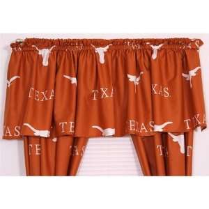 Texas Longhorns Printed Curtain Valance   84 x 15:  Home 