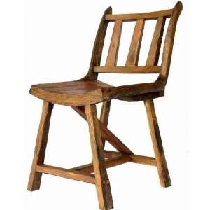  County Seat Reclaimed Wood Chair (Brown) (37H x 22W x 19 