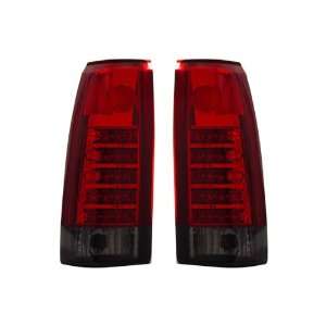    88 98 Chevy Full Size Red/Smoke LED Tail Lights: Automotive